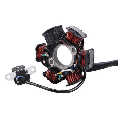 Solidspare Magneto Stator For GY6 110cc 150cc Scooter Moped Chinese 6 Coil For TaoTao SUNL