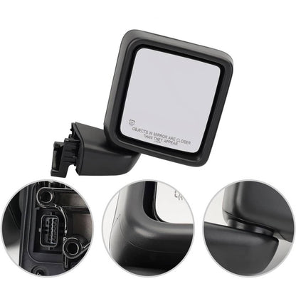 Solidspare Pair Left & Right Power Heated Mirror for 2018-2024 Jeep Gladiator Wrangler JL