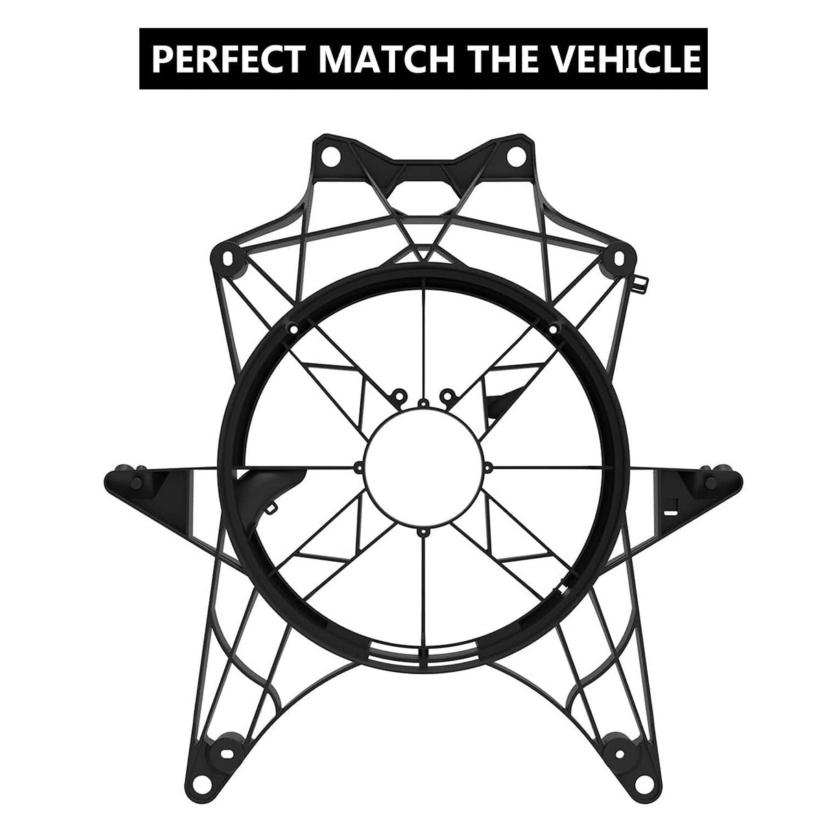 Solidspare For Can-Am Maverick X3 & X3 MAX 17-24 709200588 Cooling Radiator Fan Assemby Kit