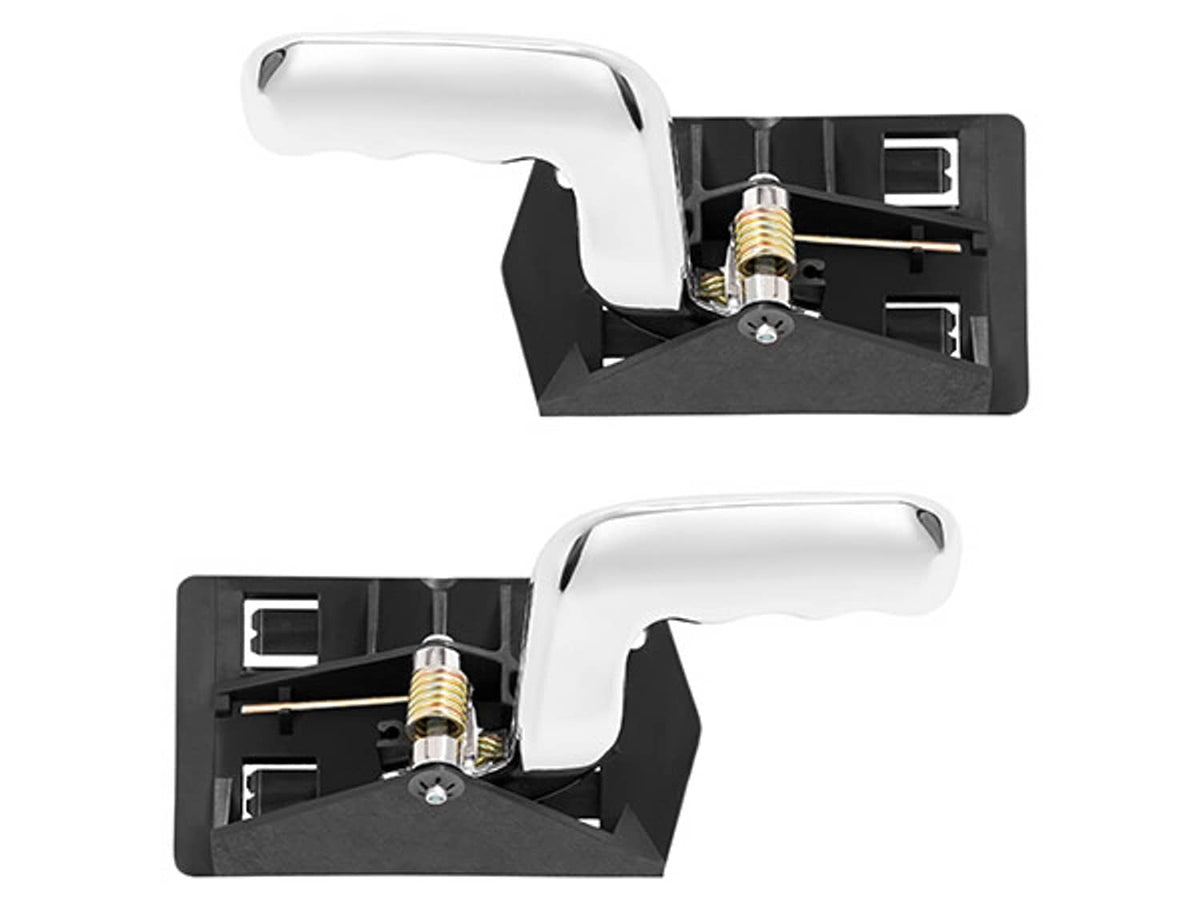 Solid Spare Fits GMC SIERRA 1500 2002-06 Interior Door Handles Drive + Passenger Side Chrome