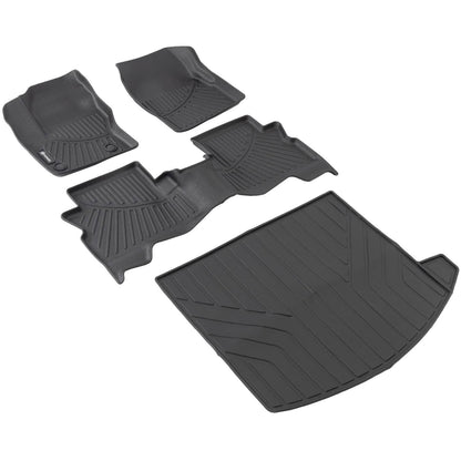 Solidspare New Floor Mats & Cargo Liner for Ford Escape 2013-2019 All Weather TPE Car Mats