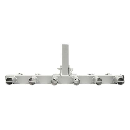 Solid Spare Hitch Mount Fishing Rod Holder 6 Pole For 2" Hitch Receiver Truck Rod Rack