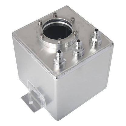 Solidspare 2L Billet High Flow Swirl Fuel Surge Pot Tank AN6 for 044 External Fuel Pump