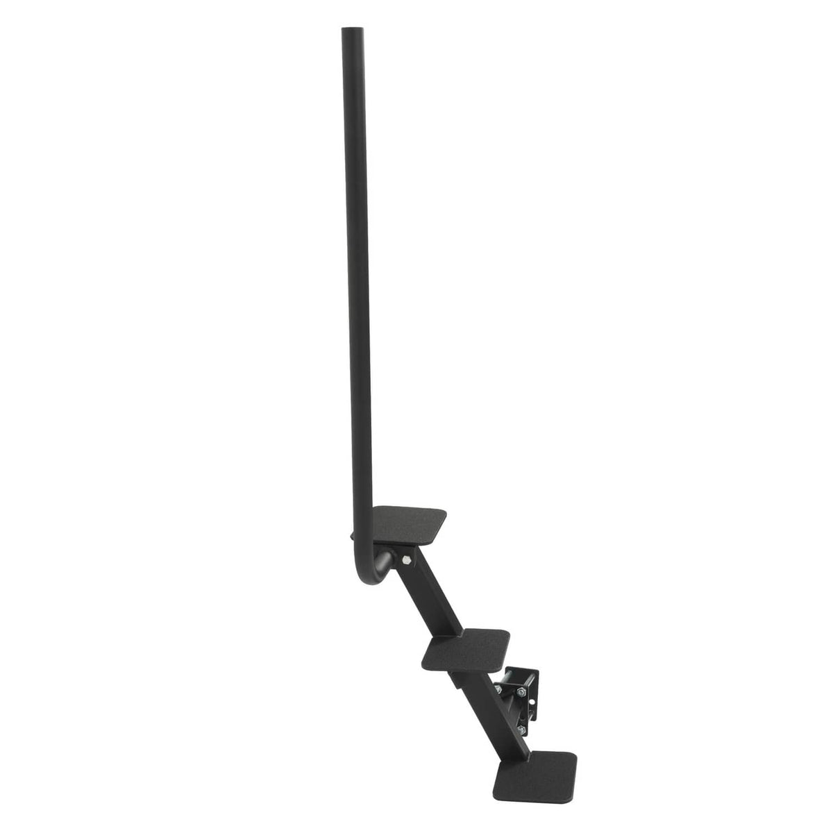 Solidspare Fits Universal Trailer Tongue 460 Lbs Boat Trailer Steps 3-Step Ladder W/Handle