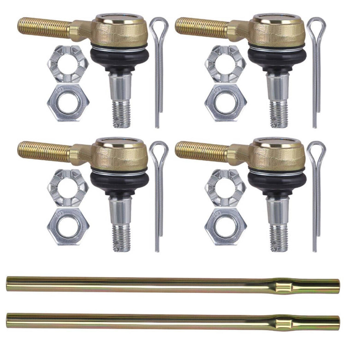 Solidspare For Suzuki Vinson 500 LTA500F 4x4 Manual / Auto 2 Tie Rod Upgrade Kit with Ends