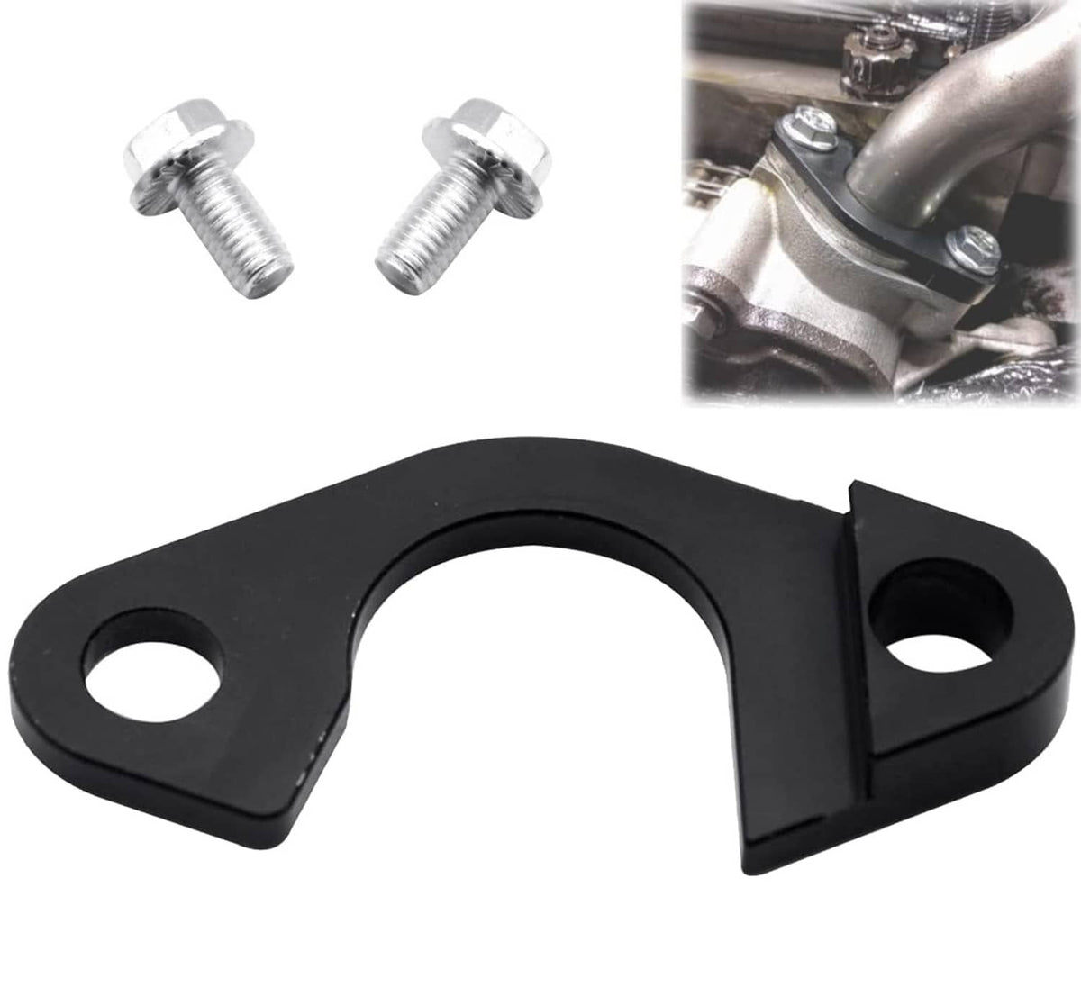 Solidspare Oil Pump Pickup Girdle Bracket Tube Pipe Hold Down Brace Support For LS Series