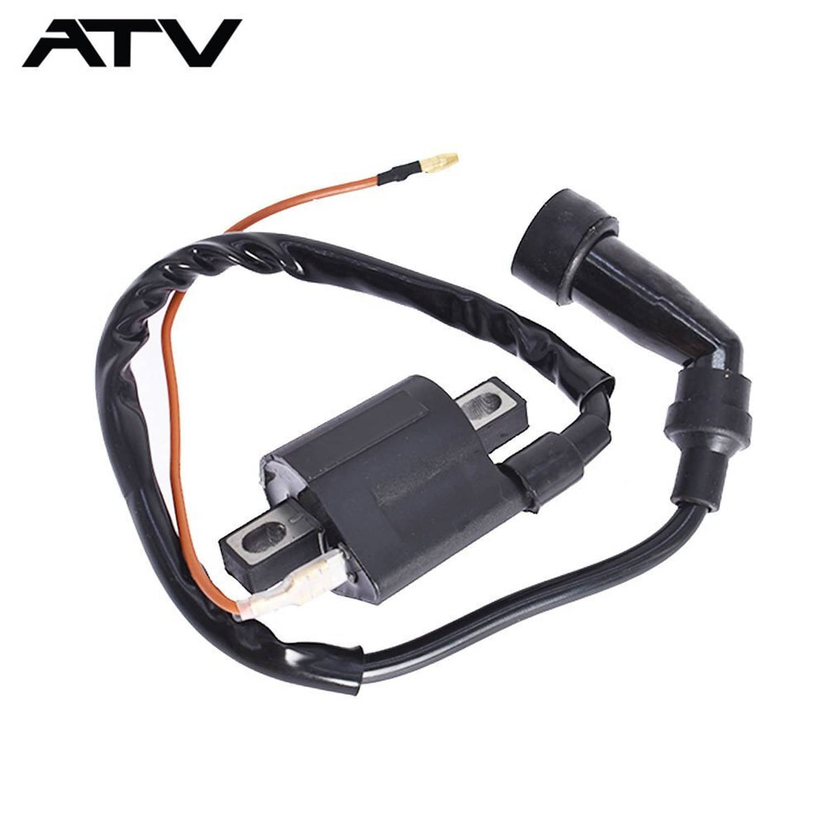 Solidspare Generic Black Ignition Coil Fit For Yamaha MOTO-4 MOTO 4 YFM225 1986 1987 1988