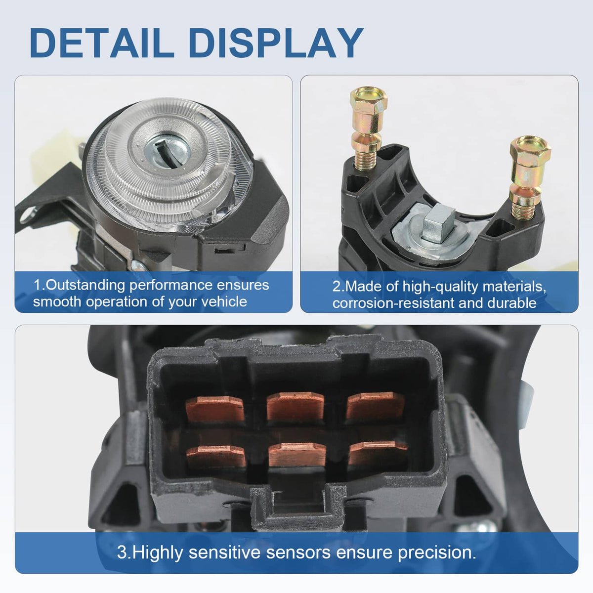 Solidspare 81910-B2100 Ignition Lock Switch Set Assembly with 2 Keys For Kia Soul 2014-2019