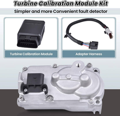 Solidspare Turbo Actuator Set wi/Calibration for 2013-18 Dodge Cummins ISB 6.7L OEM HE300VG