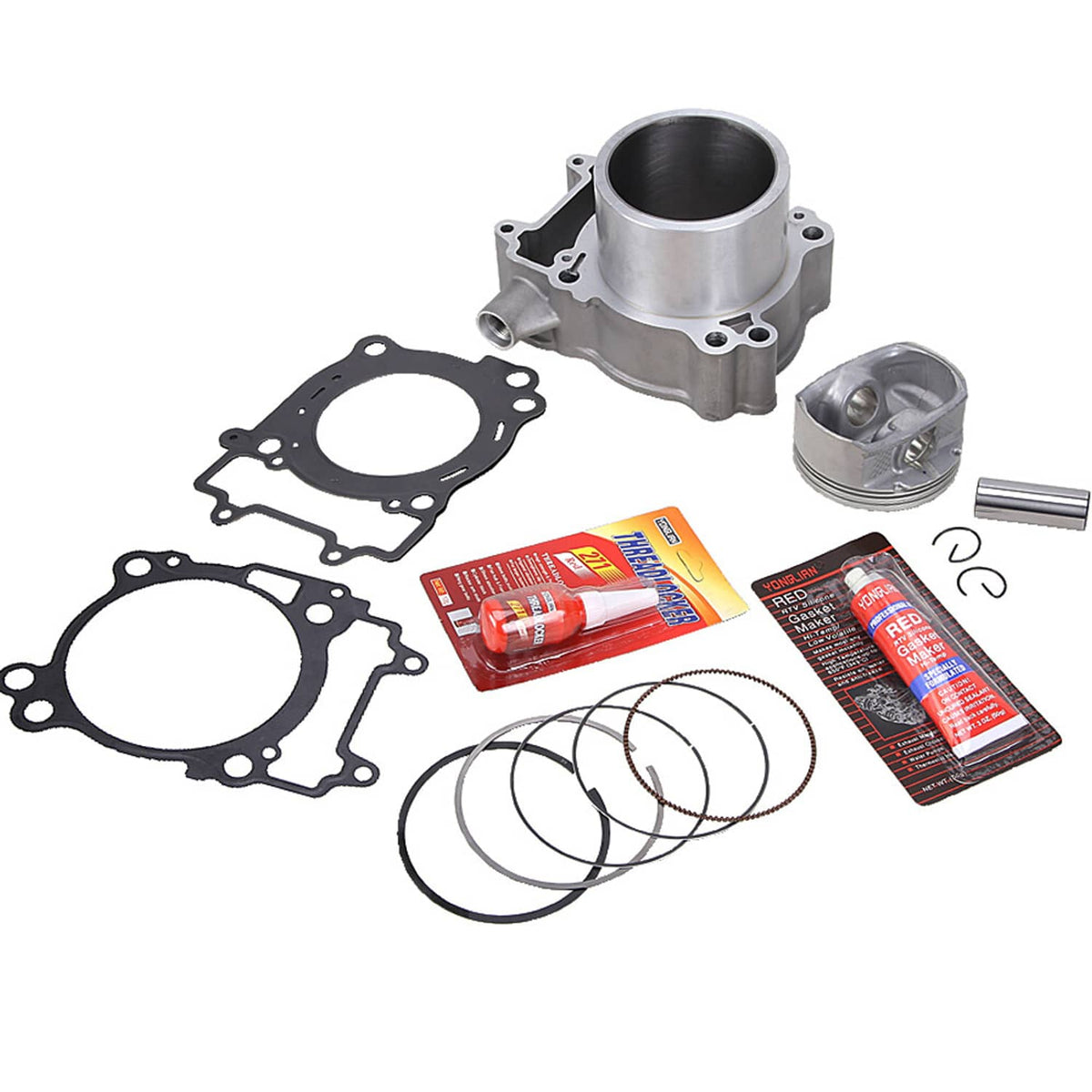 Solidspare Cylinder Piston Gasket Top End Kit 93mm For 2017-2022 Polaris Sportsman 450 ATV