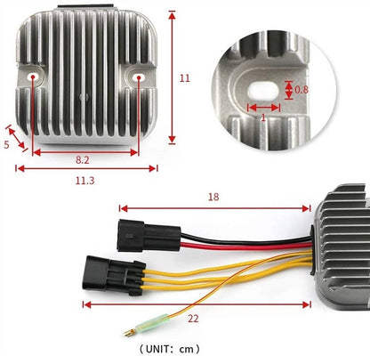 Solidspare Voltage Regulator Rectifier For Polaris Ranger 500 RZR 800 EFI  4012748