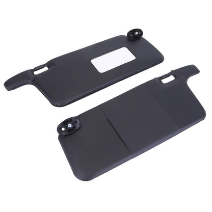 Solidspare Black For 1996-2001 Honda Civic Sun Visors Left Driver & Right Passenger Set