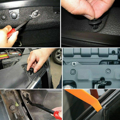 Solidspare 750 Pcs Car Retainer Clips Auto Fasteners Push Trim Clips Pin Rivet Bumper Kit