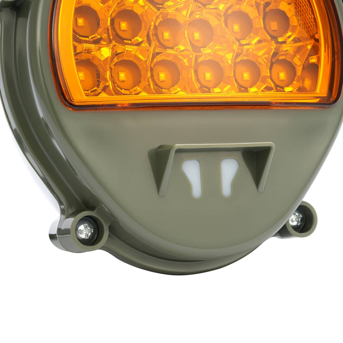 Solid Spare 2x New LED Front Turn Signal Lights Yellow Lens For Humvee M35 M998 #12422957