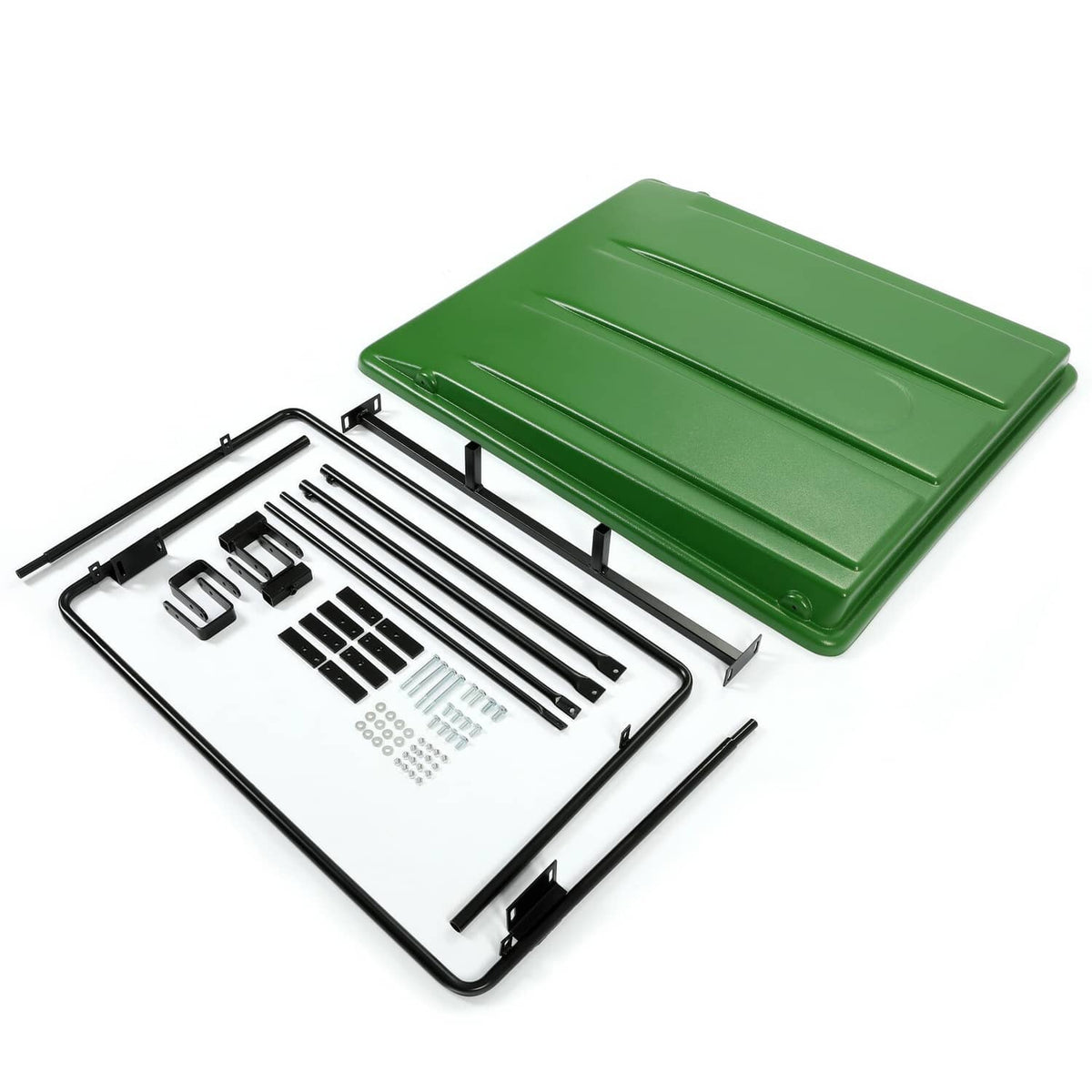 Solidspare Green Tractor Sun Shade Canopy For John Deere Compact Utility Tractors with ROPS