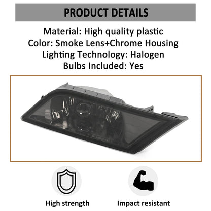 Solid Spare Fits 2011-2013 Honda Odyssey Smoke Bumper Lamps Driving Fog Lights+Switch Pair