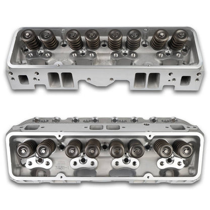 Solidspare Complete Aluminum Cylinder Head For SBC Chevy 350 190cc 64cc 2.02/1.60 Angle