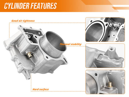 Solidspare Fit For 2014-2021 Honda Pioneer 700 Cylinder Jug Piston Top End Gaskets Kit NEW