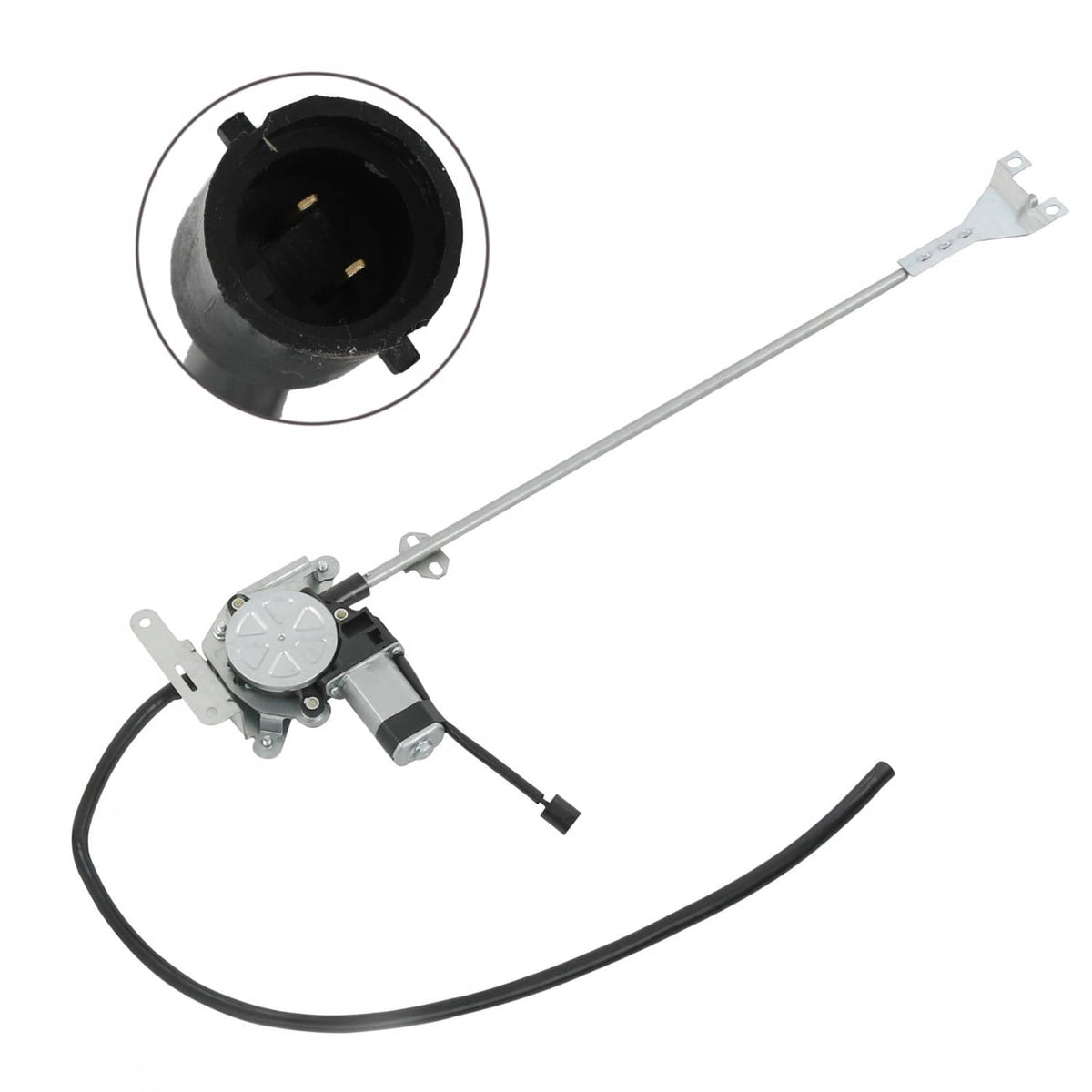 Solidspare Front Left Power Window Regulator with Motor for Freightliner Columbia 741-5204