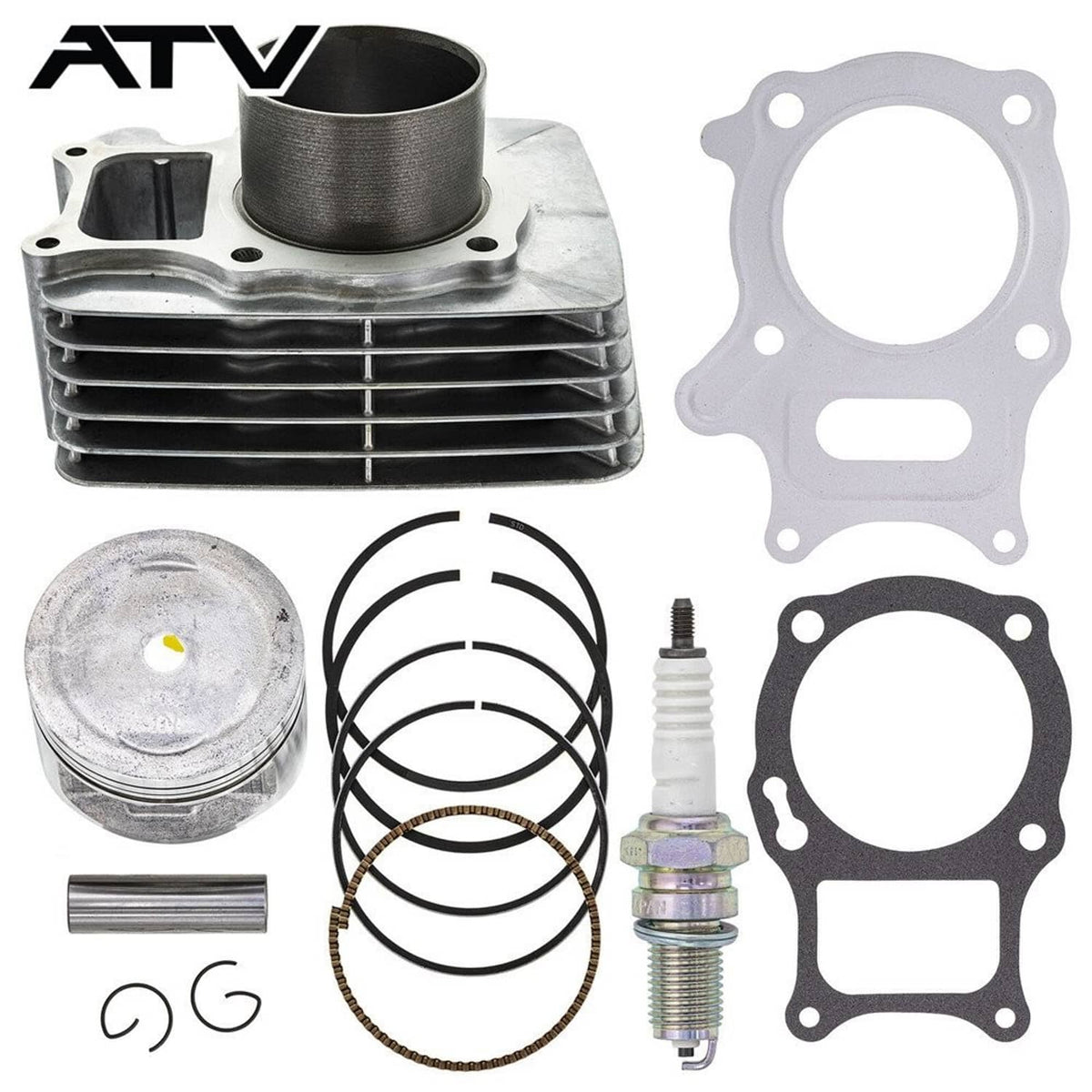 Solidspare For Honda Recon 250 TRX250 TRX250EX Cylinder Piston Gasket Top End Rebuild Kit