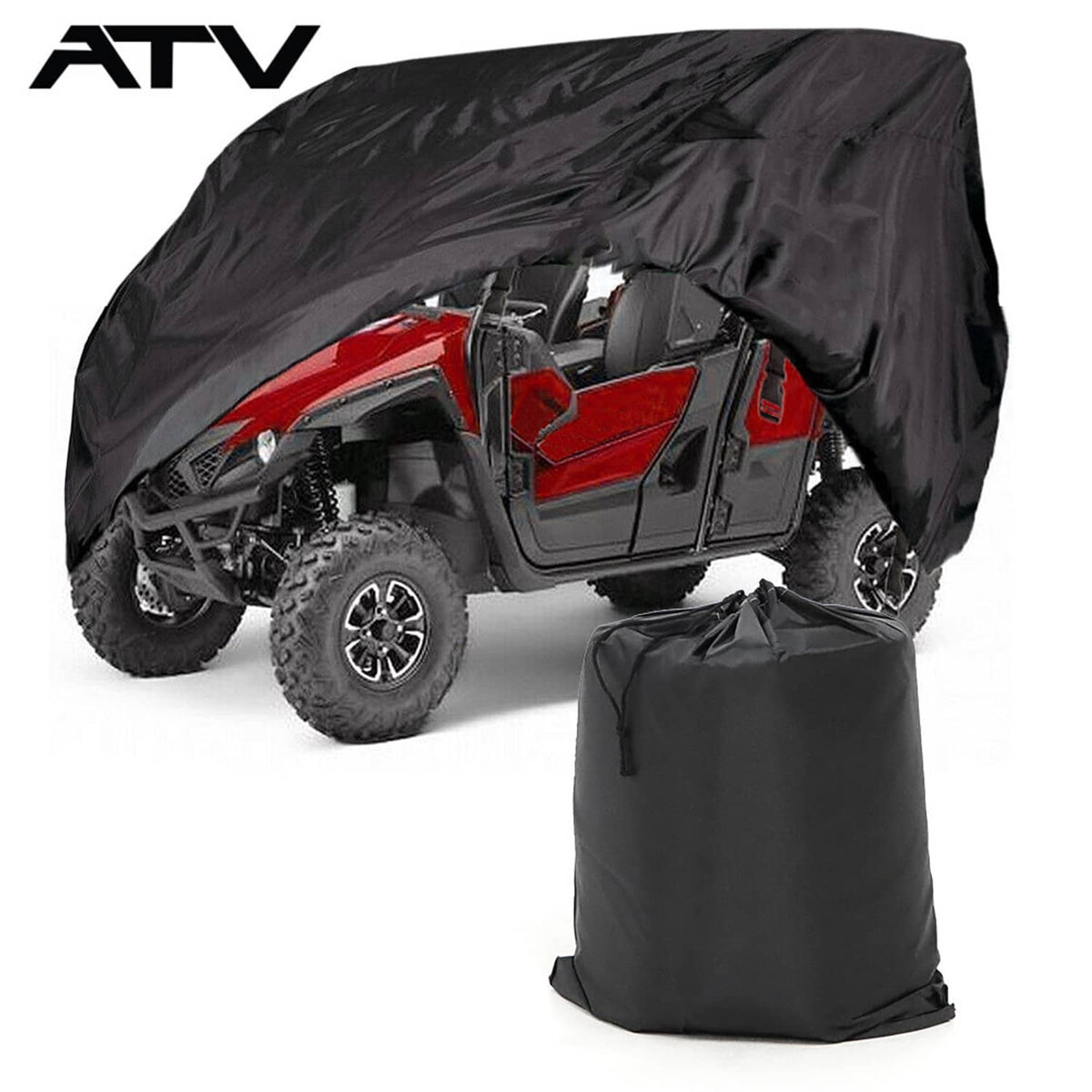Solidspare SxS Utility Vehicle Storage Cover UV Waterproof Fit For Yamaha WOLVERINE X4