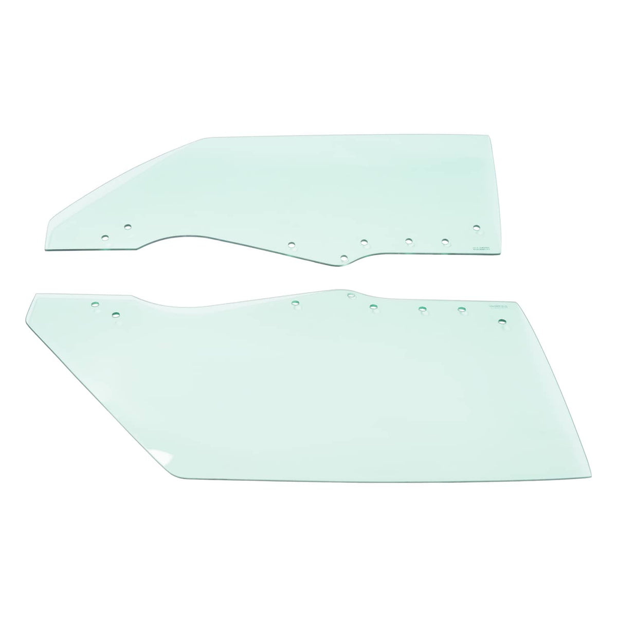 Solid Spare Fits Chevy Chevelle Malibu 2Door 1970-1972 Quarter Side Door Window Glass 4Pcs