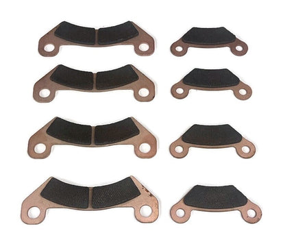 (2) Front Rear Brake Pads for Gas Diesel John Deere Gator XUV AM141182 AM140607