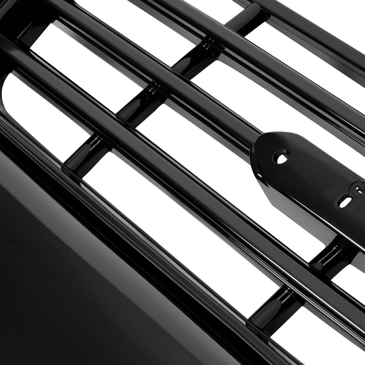 Solid Spare For Ford Explorer Sport Trac 2006-2010 Black Front Radiator Grille Assembly