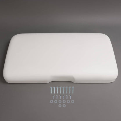 Solidspare White Golf Cart Front Seat Bottom Cushion Assembly For EZGO RXV 2008-Up 2016