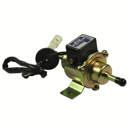 Solidspare CHROME Universal Gas Diesel Electric Fuel Pump 1/4 tubing 3-5 PSI Low Pressure