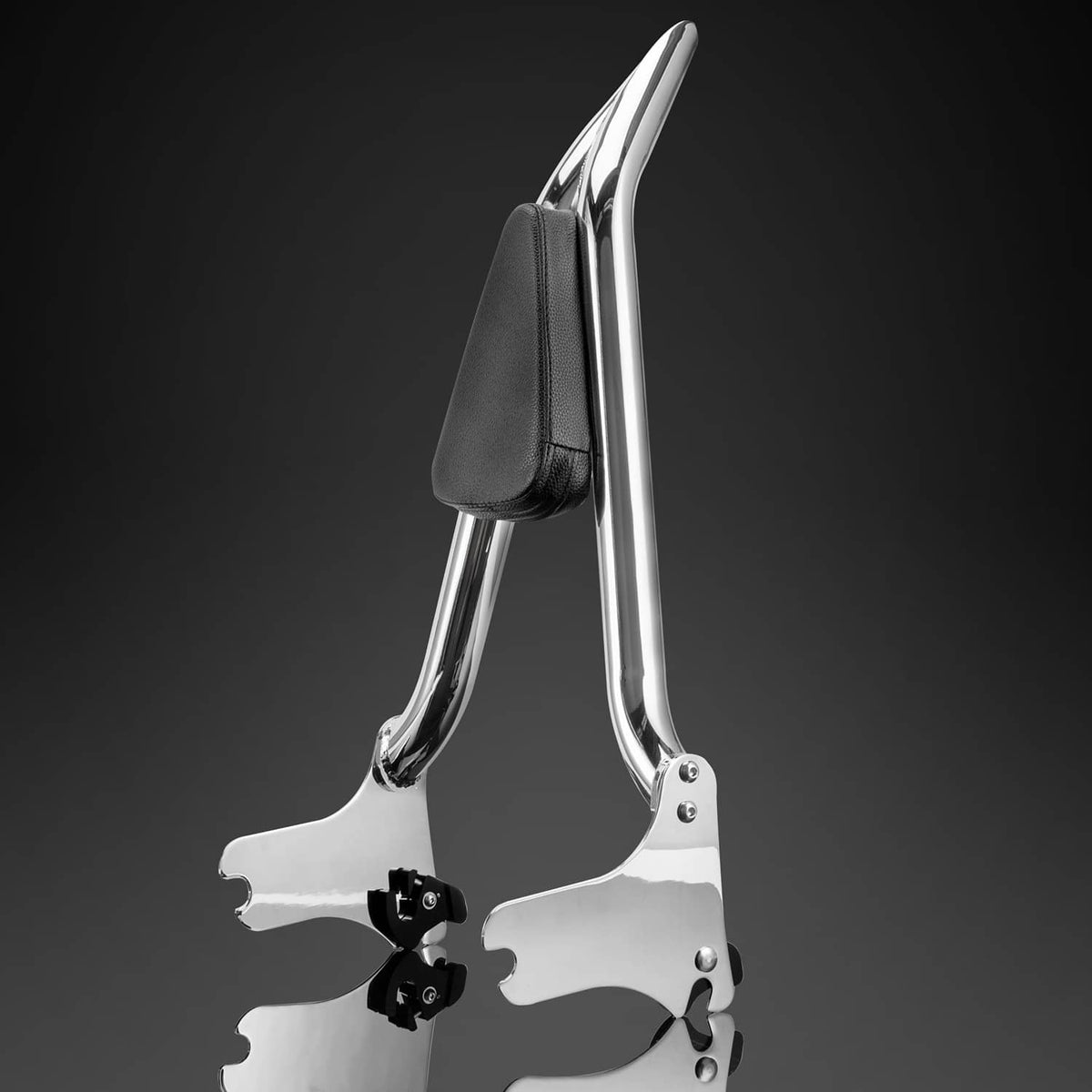 Solidspare Chrome 22" Passenger Backrest Sissy Bar For Harley Road King Glide 1997-2008