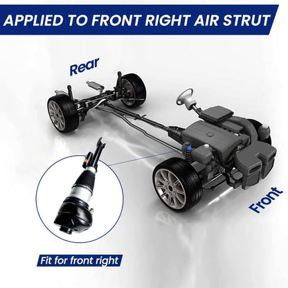Solidspare Front Right Air Suspension Shock Strut For BMW G11 G12 740i 750i 740Li 750Li RWD