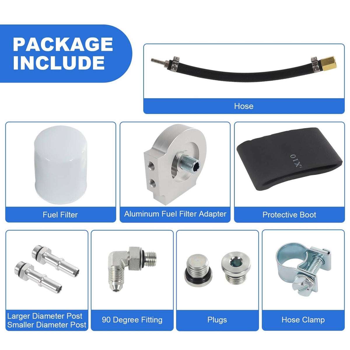 Solidspare Upper Fuel Filter Conversion Kit 121003 For Ford 6.7L Powerstroke 2011-2025