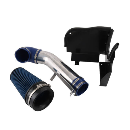 Solidspare 4" Cold Air Intake System & Heat Shield FIT Chevy GMC V8 4.8L 6.0L 5.3L 1999-07