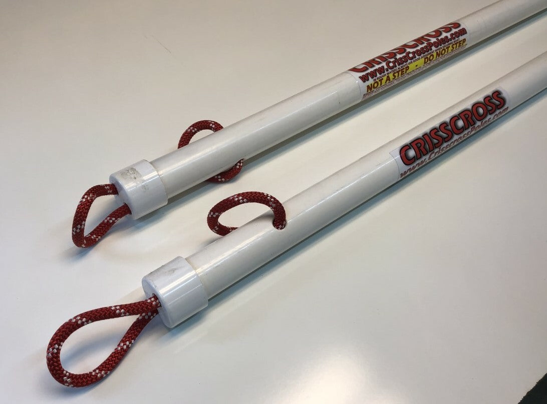 CrissCross Poles for Boat Mooring / Docking replaces Dock Pier Bumpers or Whips