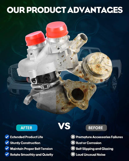 Solidspare Left & Right Turbo Turbocharger Set For 2011-2012 Ford F150 F-150 EcoBoost 3.5L