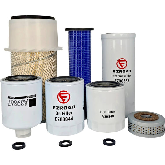 Solid Spare Filter Kit for Case 480D 480LL Loader w/ G188D Eng A39868 A39867 A22279 A59998