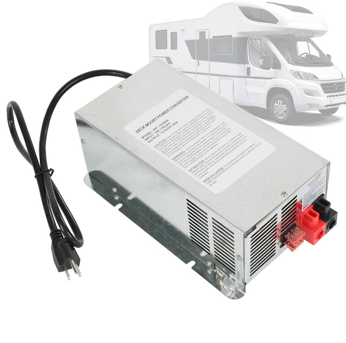 Solidspare WF-9865 65 Amp Power Converter Charger RV Trailer Camper WF-9865-AD-CB WF-9800
