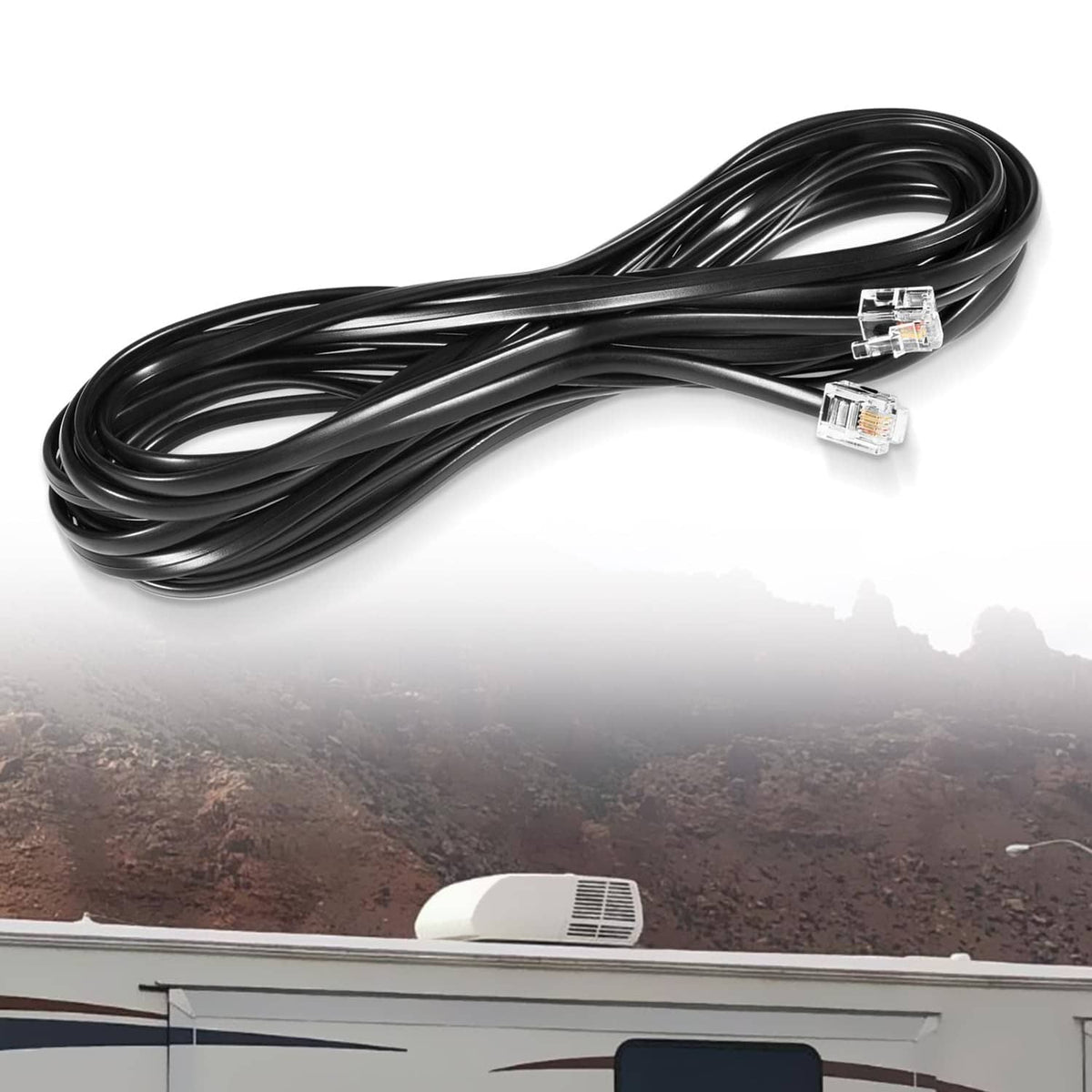 Solidspare 3106614.013 18’ RV Air Conditioner Communication Cable for Dometic Multi-Zone