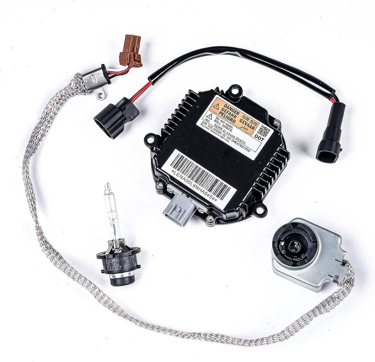 Solidspare Set Xenon Ballast Igniter HID D2S Bulb Kits For 2007-15 Infiniti G35 G37 Q40 Q50