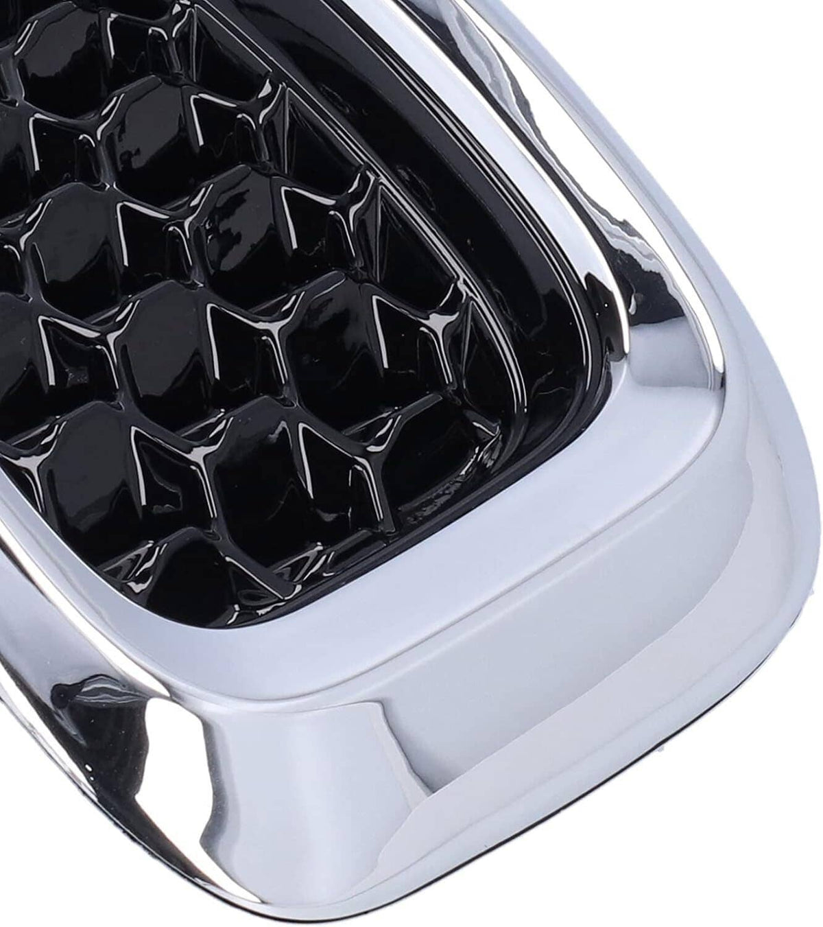 Solidspare 7x Chrome Front Bumper Grille Insert Honeycomb Mesh For 2014-2018 Jeep Cherokee