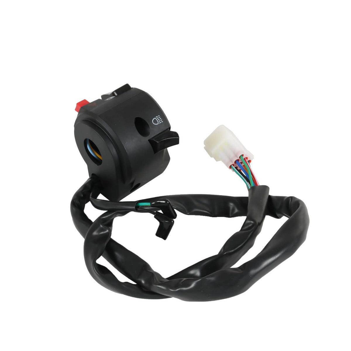 Solidspare 7/8" Motorcycle Handlebar Horn Button Turn Signal Fog Light Controller Switch