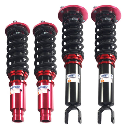Solidspare Coilovers Suspension Kit Set For 1990-1997 Honda Accord Shock Struts Adj. Height