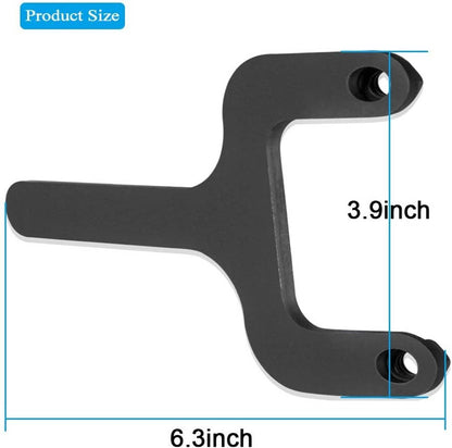 Solid Spare Rear Bar Pin Flag Nut Fits for 1984-2001 Jeep Cherokee XJ 4WD and 2WD