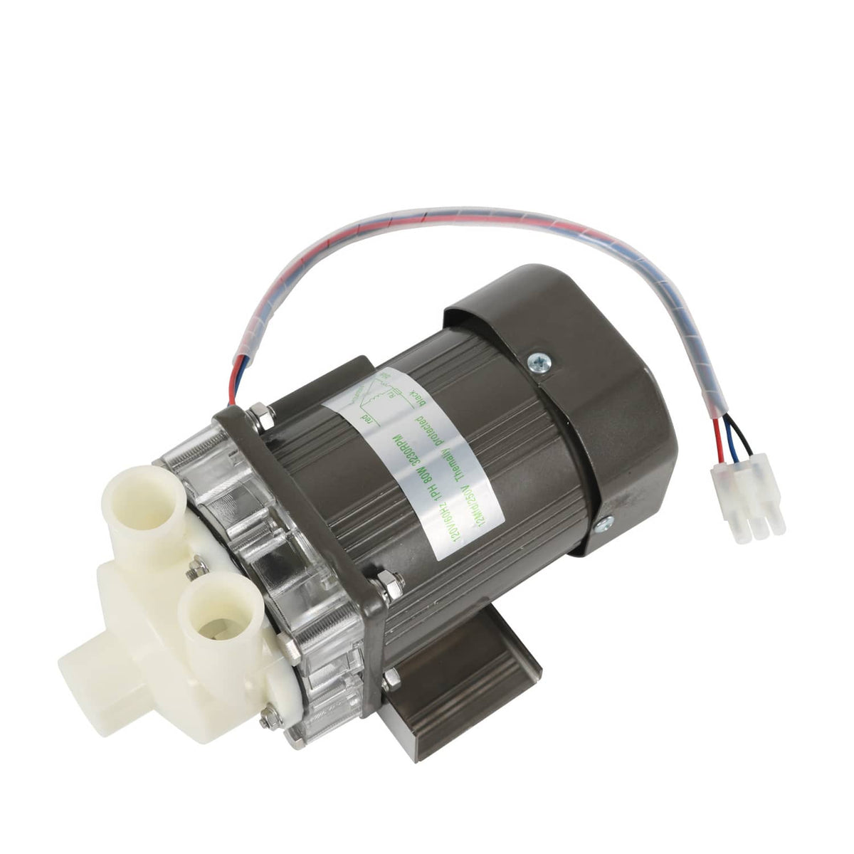 Solidspare S-0731 Water Pump for Hoshizaki, Ice Machine Motor Assembly with Mounting Plate