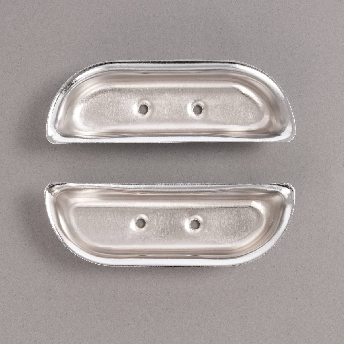 Solid Spare Fits Ford F-100 / F-150 / F-350 1973-1979 Door Panel Arm Rest Cups Steel Chrome