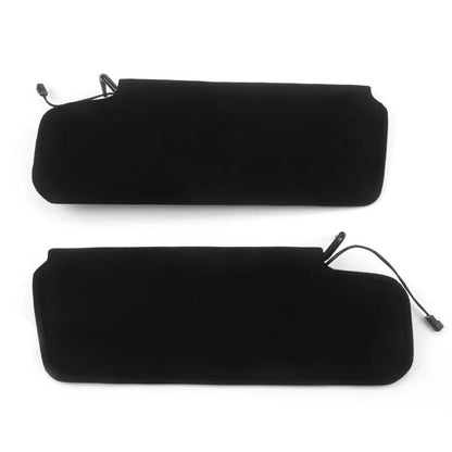 Solidspare 2Pcs Sun visors w/Vanity Mirror & LED Light For 1984-1996 Chevy Corvette C4 5.7L