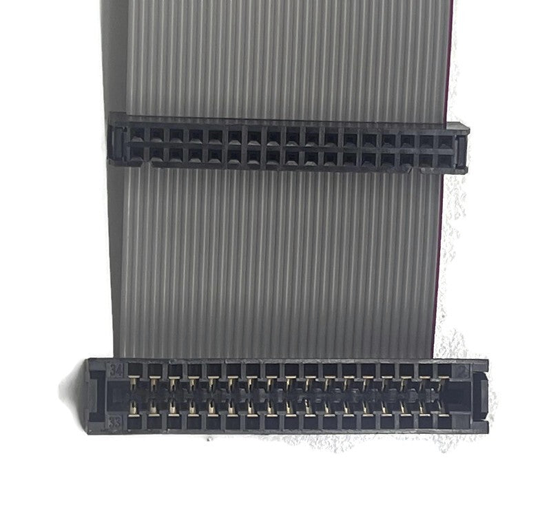 24" 2ft Universal 34-Pin Floppy Drive Ribbon Cable for 3.5" and/or 5.25" Drives