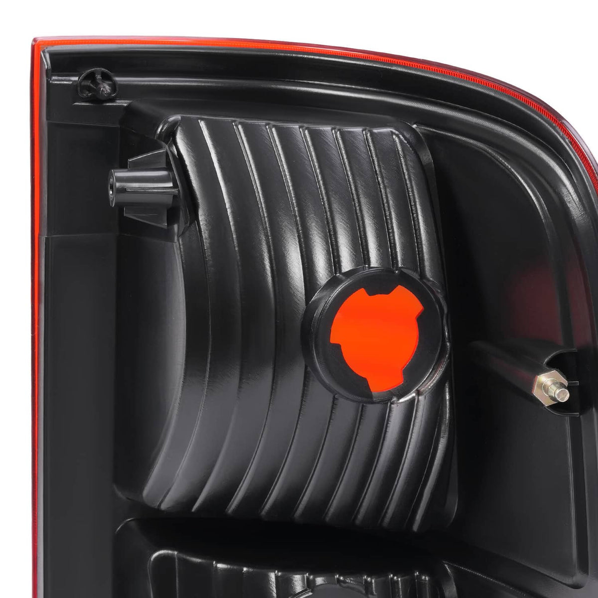 Solid Spare New Red Lens Tail Light Set For Ford F-150 2004-2008 Driver and Passenger Side