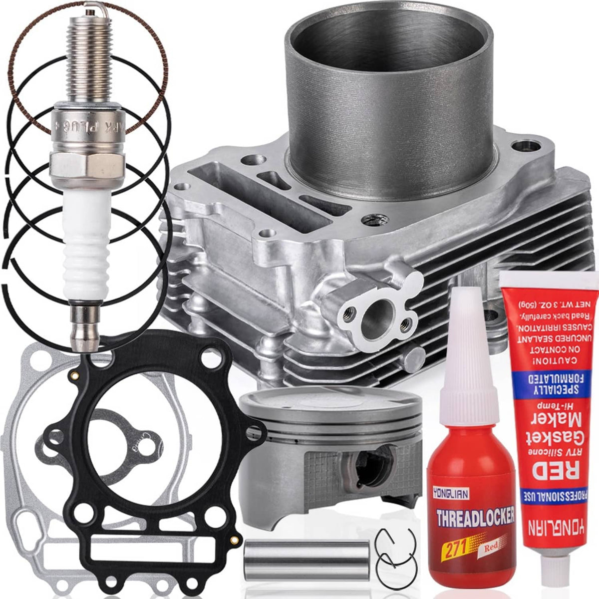 Solidspare Cylinder Piston Gasket Kit For 2008-2021 Suzuki King Quad 400 11210-27H00-0F0
